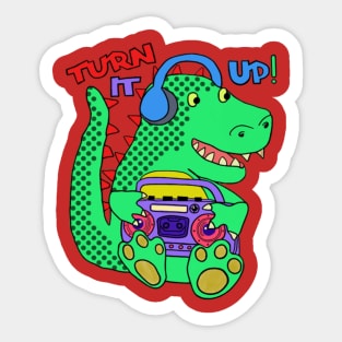 Turn it up! Sticker